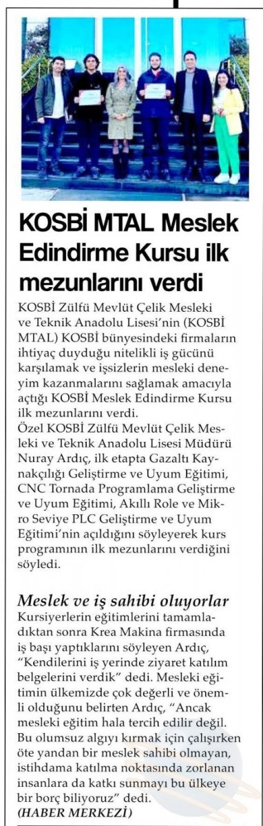 Basında Okulumuz