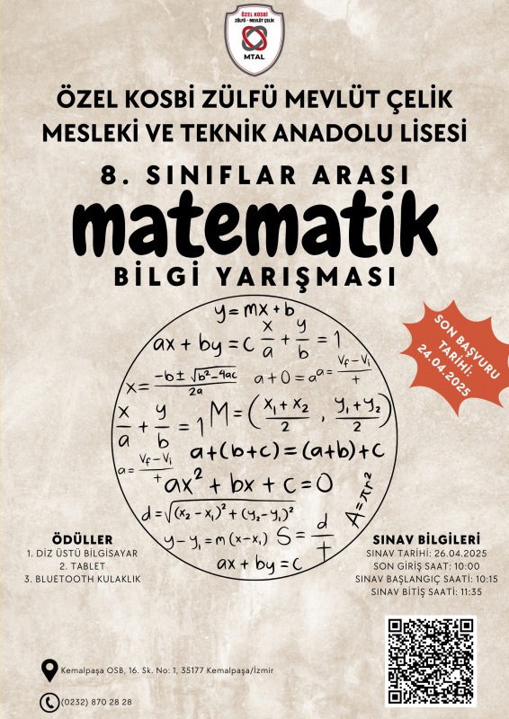 MATEMATİK BİLGİ YARIŞMASI BAŞLIYOR